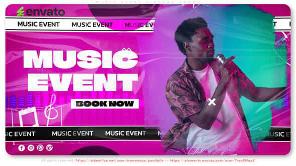 Music Event Singers Promo - VideoHive 56318104