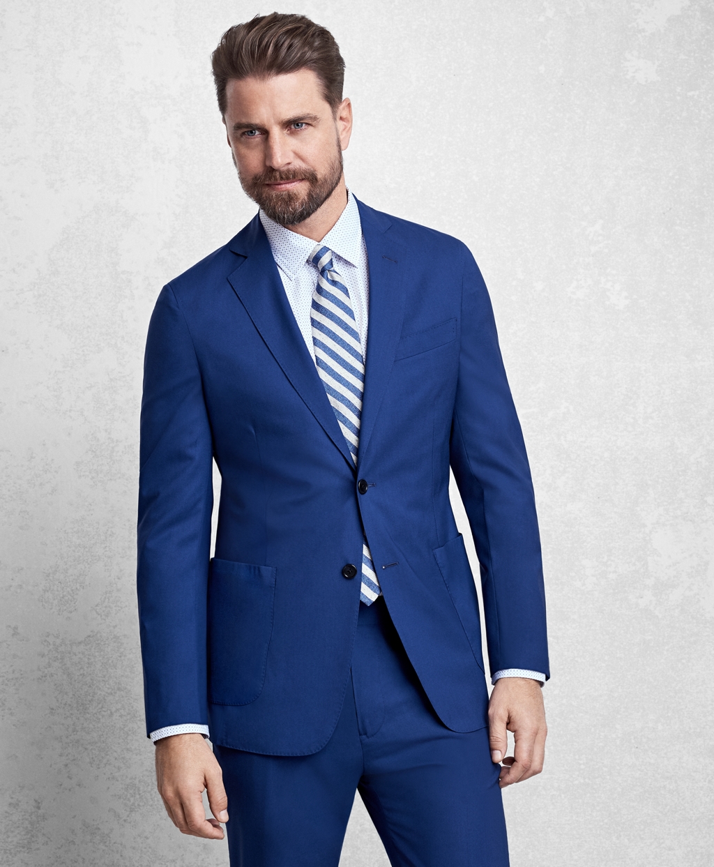 MALE MODELS IN SUITS: BERTHIL SPRENGEN for BROOKS BROTHERS