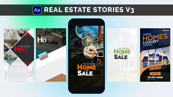 Real Estate Stories V3 Social Media Ads - VideoHive 54284721