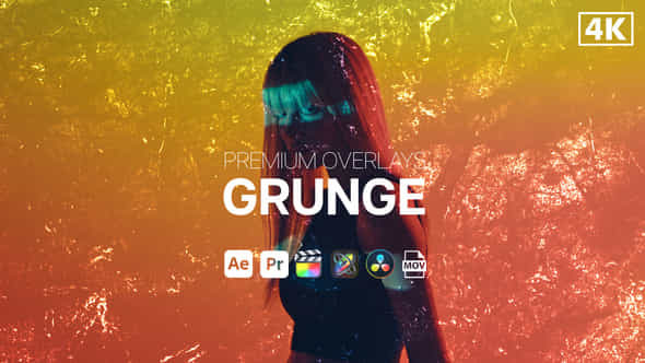 Premium Overlays Grunge - VideoHive 48623620