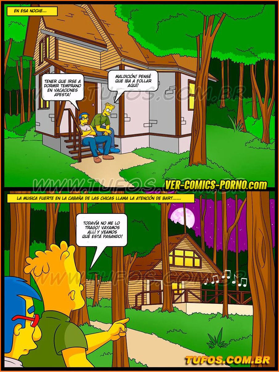 Vacaciones En El Campamento Krusty (spanish) Los Simpsons [Ver-Comics-Porno.com]