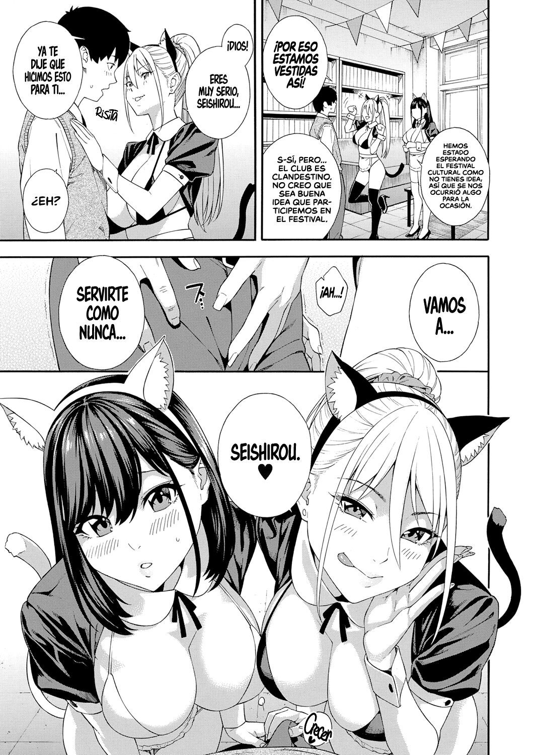 [Zonda] Fellatio Kenkyuubu _ Departamento de Investigación de las Felaciones Ch. 1-4 [Span