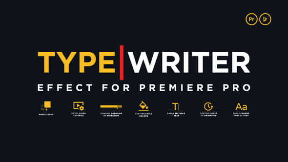 Typewriter Effect For Premiere Pro - VideoHive 37985563