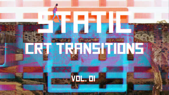CRT Static Transitions - VideoHive 46093760