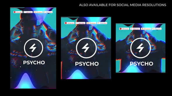 Psycho Music Visualizer - VideoHive 34310037