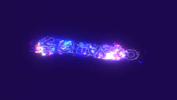 Glitch Neon Logo Reveal - VideoHive 55526352