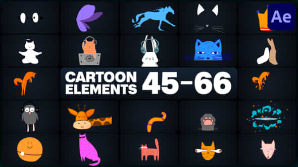 Cartoon Elements - VideoHive 47762429