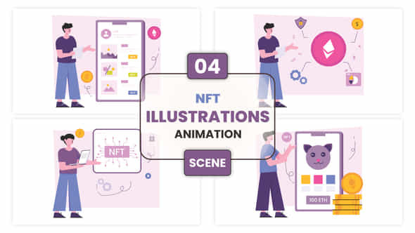 Nft Illustrations Animation Scene - VideoHive 53011295