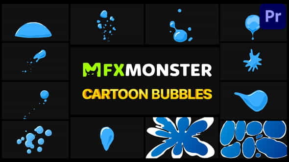 Cartoon Bubbles | Premiere Pro - VideoHive 31349360