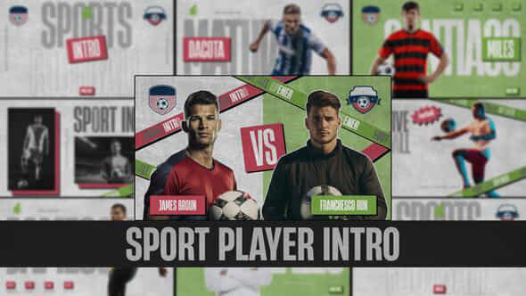 Sport Player Intro V2 - VideoHive 56550359