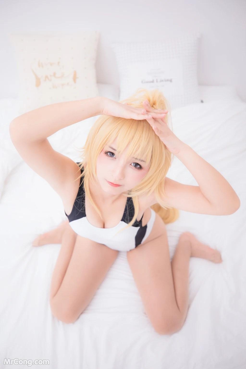 Coser@神楽坂真冬 Vol.036: 电子相册-白贞德《Swimingthedrea》(150 photos)(92)