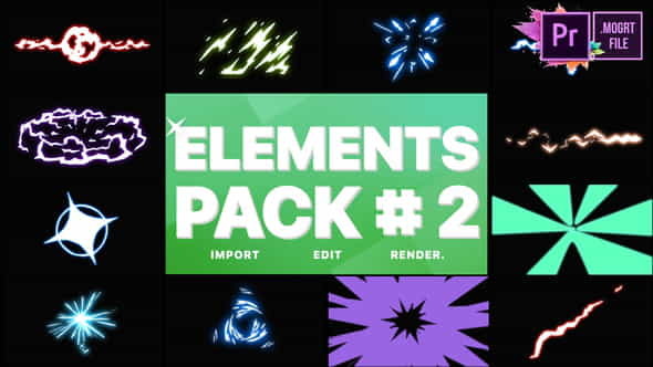 Energy Elements Pack 02 | - VideoHive 28661992
