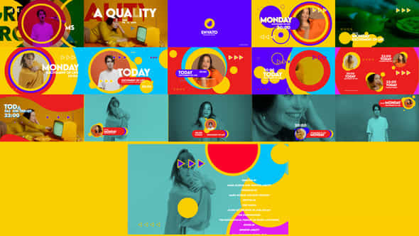 Colorful Broadcast Pack - VideoHive 35210104