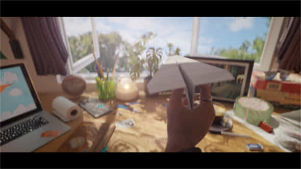 Paper Plane Logo Reveal - VideoHive 58260038