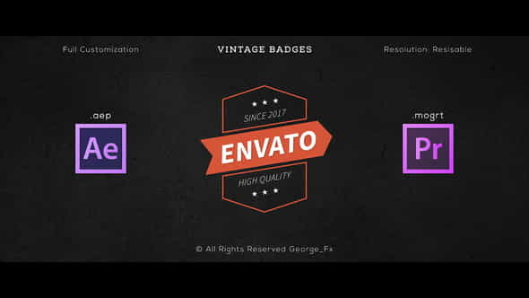 16 Vintage Badges - VideoHive 21690203