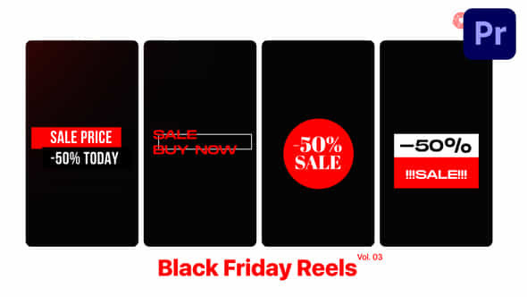 Black Friday Reels For Premiere Pro Vol 03 - VideoHive 48987098