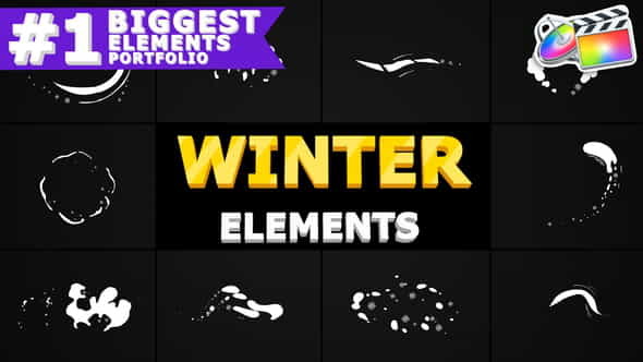 Winter Elements Pack | FCPX - VideoHive 29714275