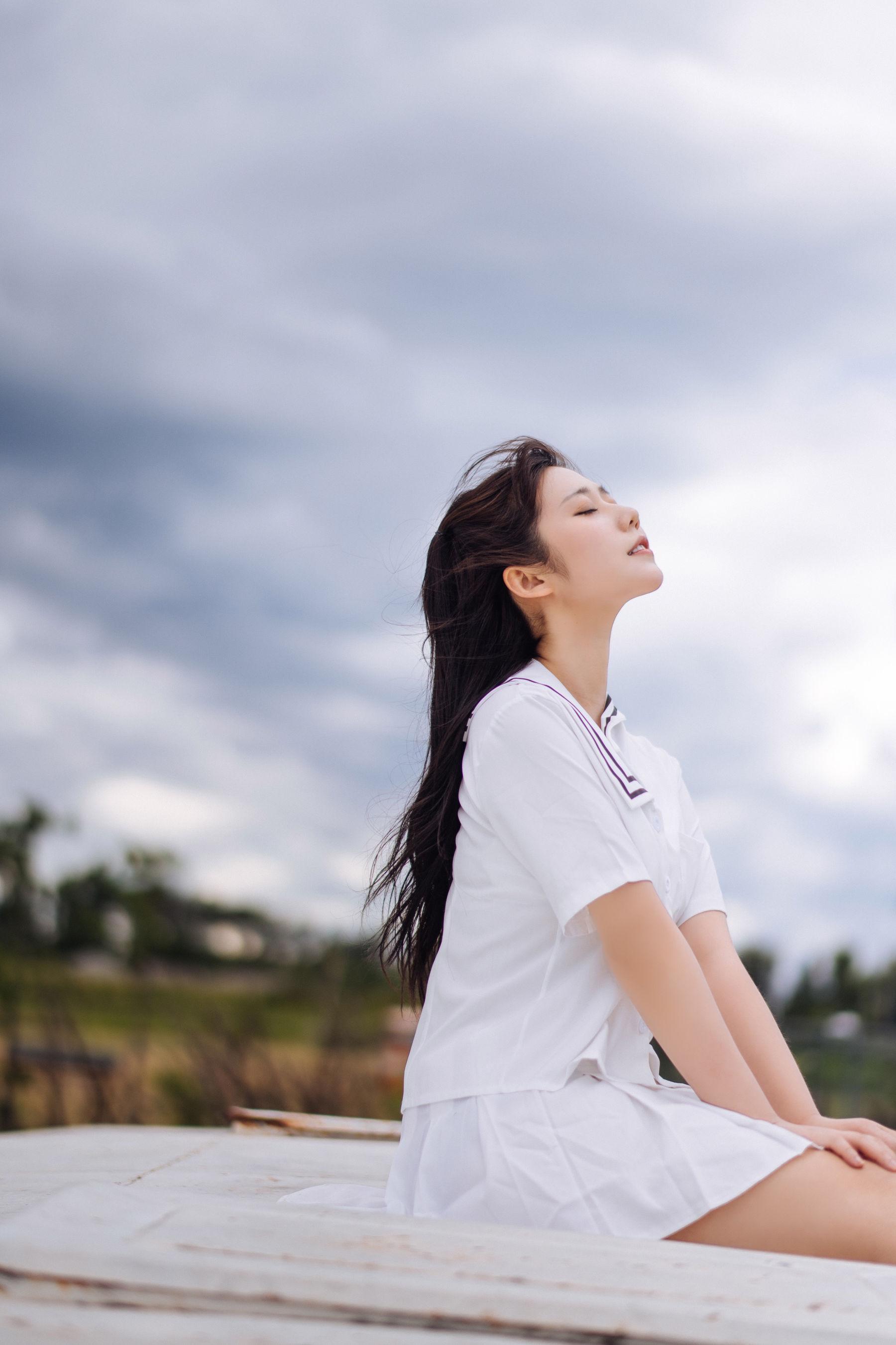 微博福利姬镜酱 《静夏之JK少女》 写真集(30)