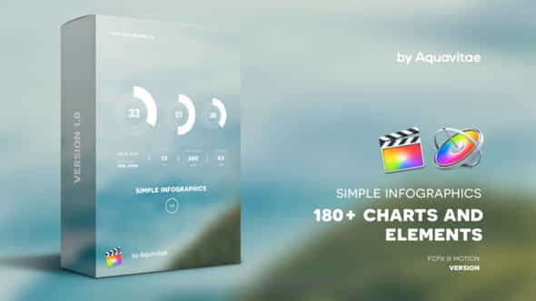 Simple Infographics for Final Cut - VideoHive 24149491