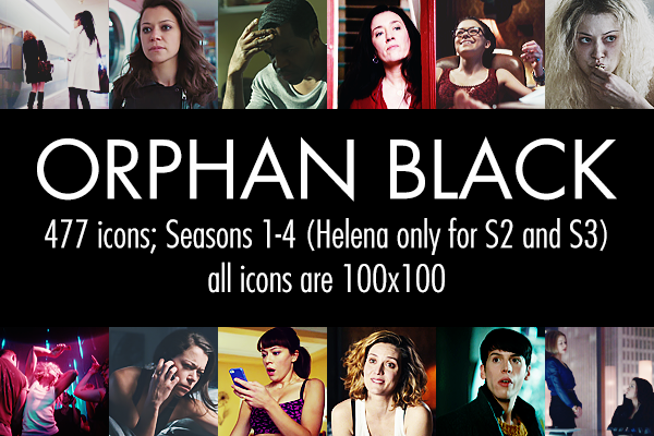 Orphan Black icons cover Orphan Black icons cover. 447 icons covering the first four seasons.