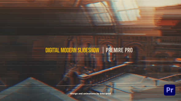 Digital Modern Slideshow Premiere Pro - VideoHive 52205846