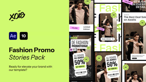 Fashion Promo Stories Pack - VideoHive 53349622