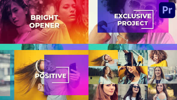 Clean Bright Opener For Premiere Pro - VideoHive 57218899