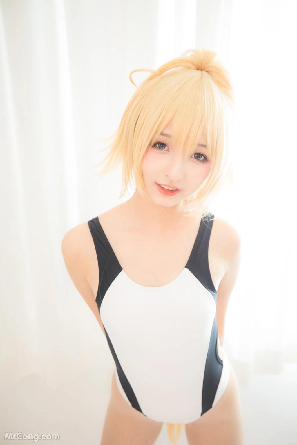 Coser@神楽坂真冬 Vol.036: 电子相册-白贞德《Swimingthedrea》(150 photos)(14)
