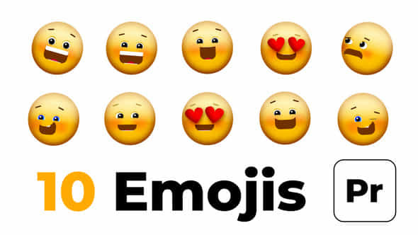 Smile Emojis - VideoHive 45087439