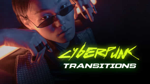 Cyberpunk Transitions - VideoHive 46051143