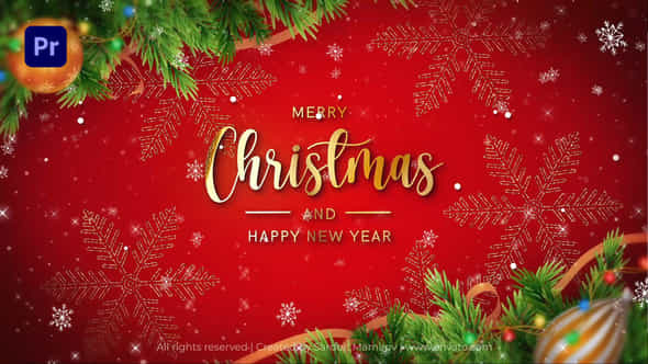 Merry Christmas Intro - VideoHive 48475065