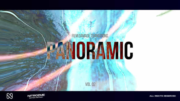 Film Damage Panoramic Transitions Vol 02 - VideoHive 50469602