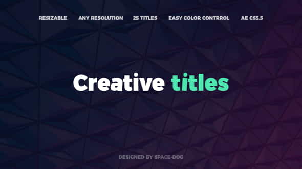 Motion Abstract Titles | After - VideoHive 20764828