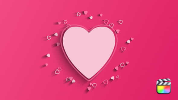 Love Heart Logo Reveal - VideoHive 52243939