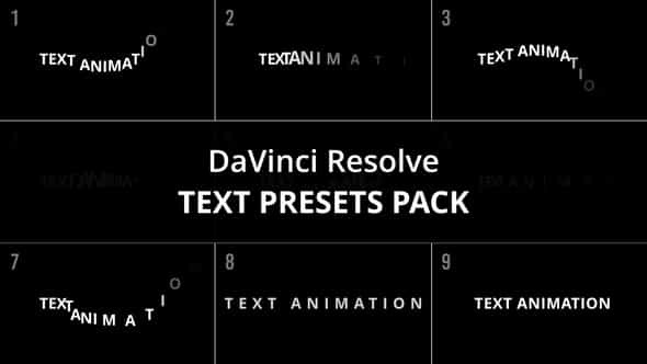 Text Presets Pack - VideoHive 36061116