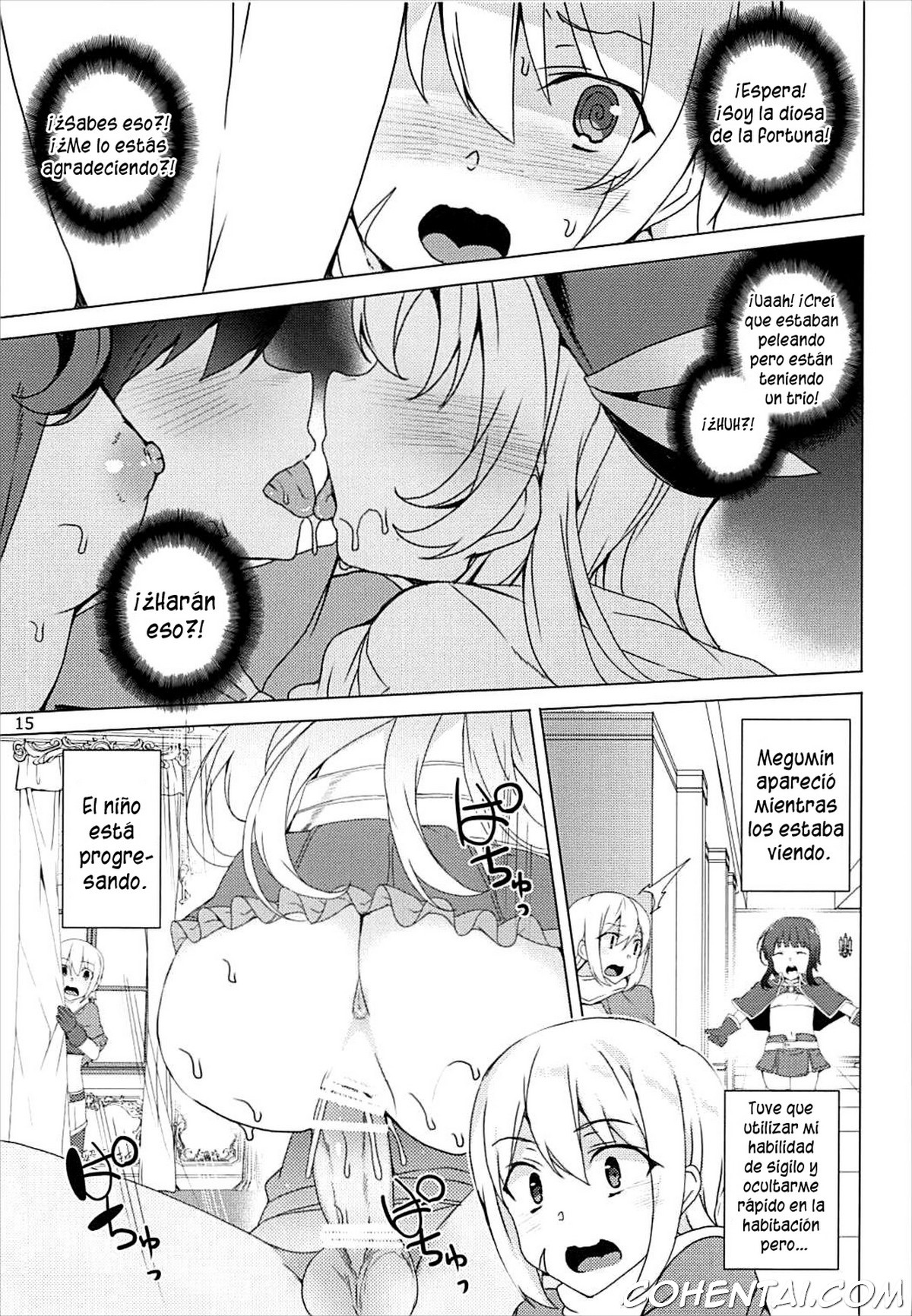 Sore Ike! Megumin Touzokudan (Kono Subarashii Sekai ni Syukufuku o!) xxx comics manga porno doujin hentai español sexo 