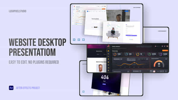 Minimal Website Presentation - VideoHive 54907866