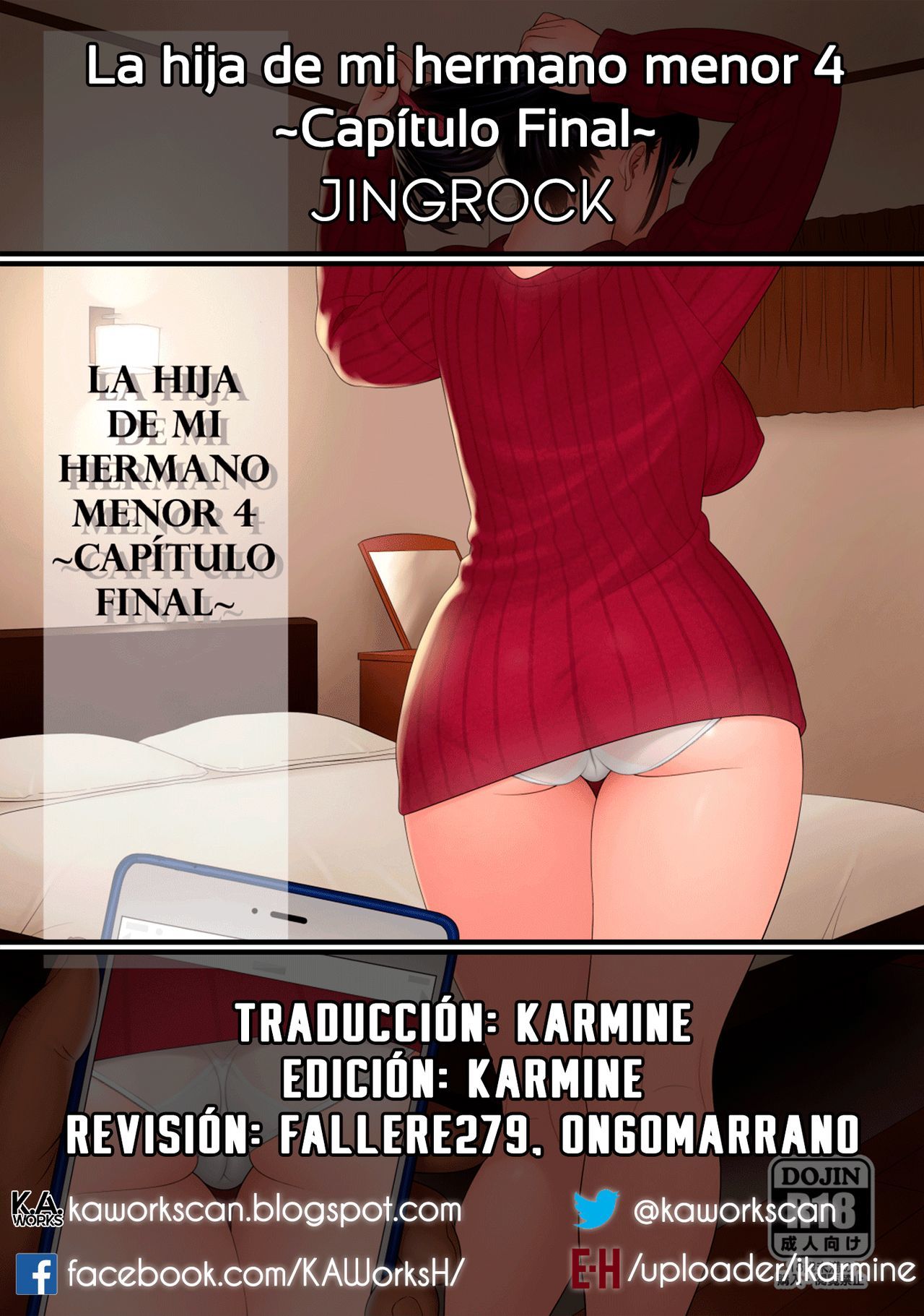[666Protect (Jingrock)] Otouto no Musume 4 -Saishuushou-  La hija de mi hermano menor 4 ~Capítulo Final~ [Spanish] [K.A. Works] [Digital]