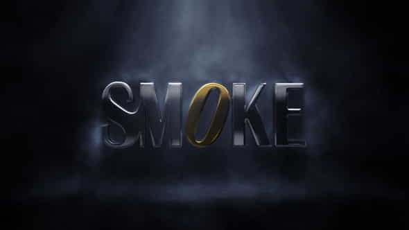 Smoke Logo - VideoHive 24272581