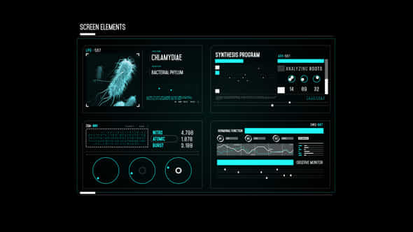 Hud Screen Bacterial Scan - VideoHive 50811409