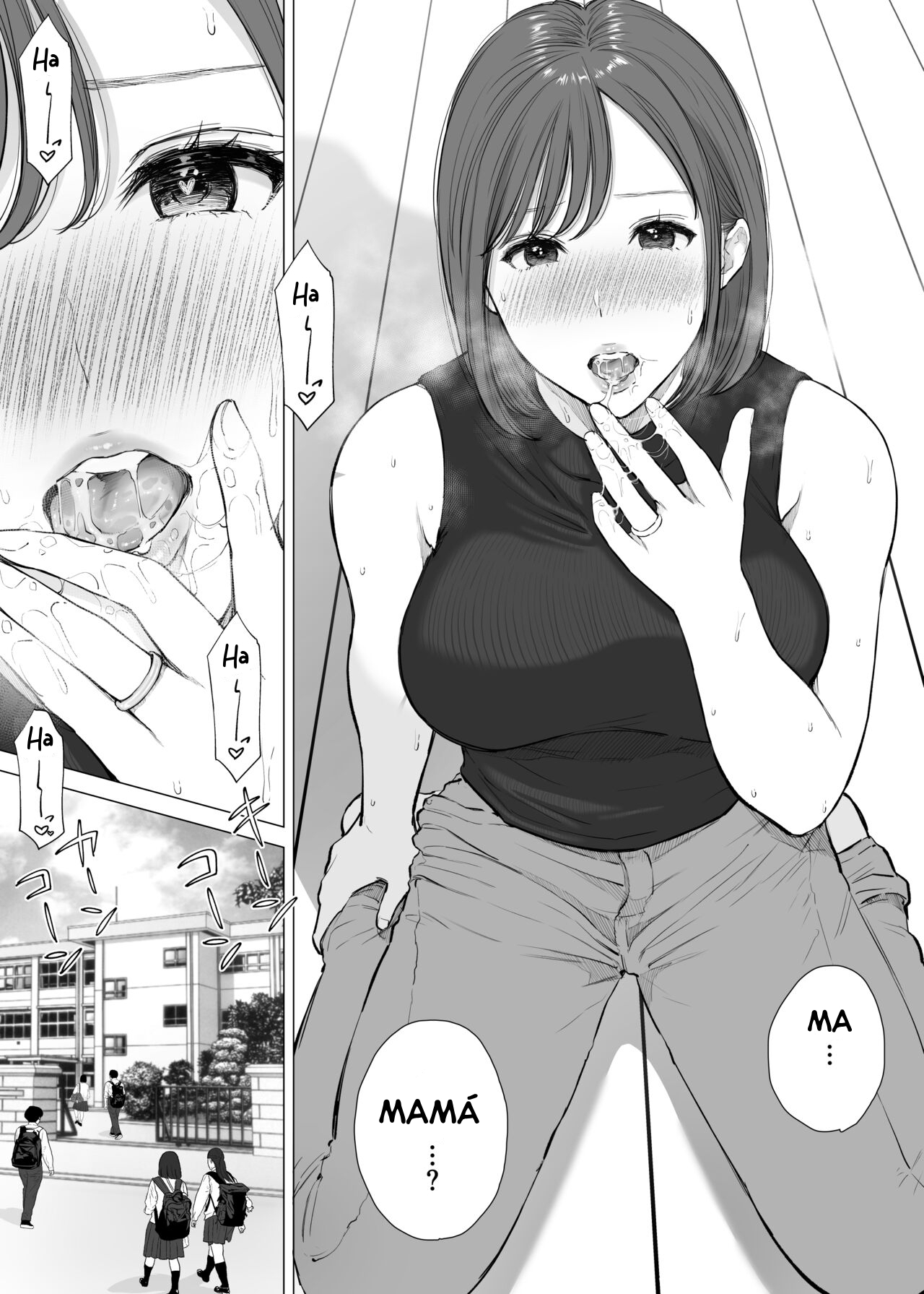 [Junsei Chuurenpoutou] Daisuki na Kaa-san to Nakadashi Boshi Soukan 2 [Spanish][PlipPlop]