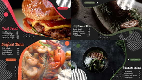 Food Menu || After Effects - VideoHive 34758795