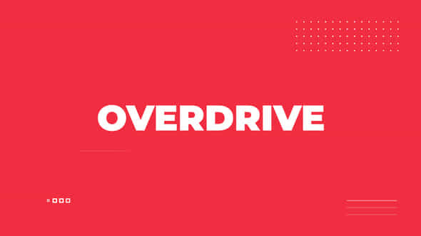 Overdrive Slides - VideoHive 49202570