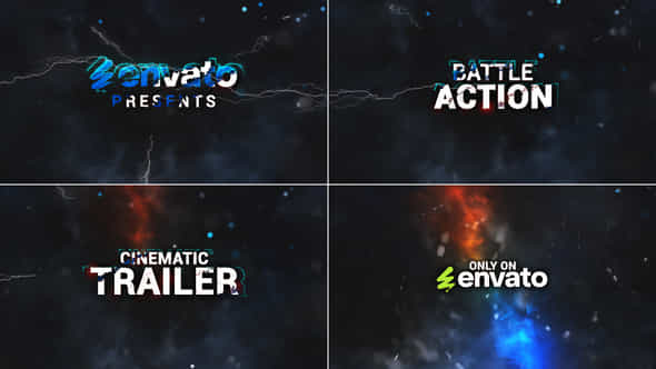 Action Trailer Titles Cinematic Trailer - VideoHive 53890618