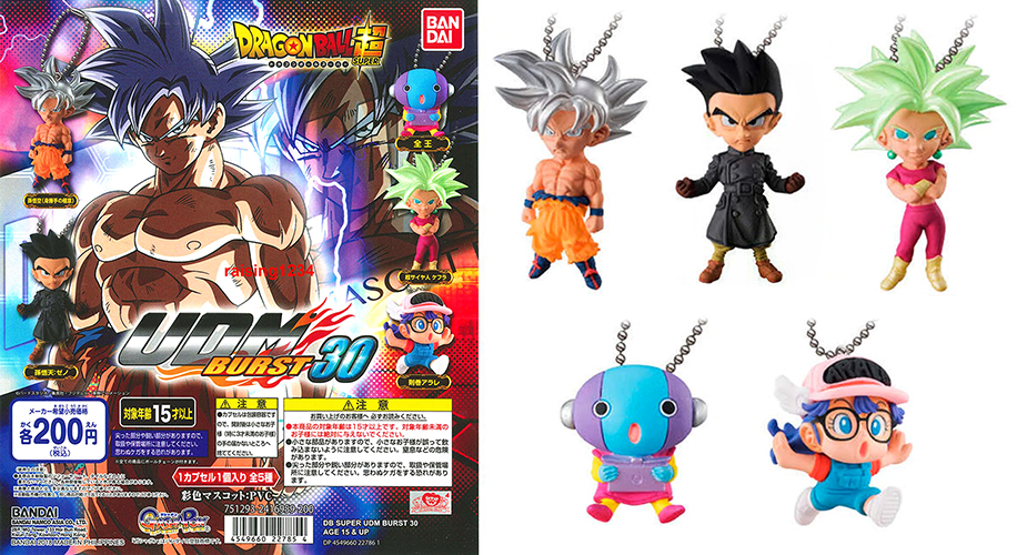 Dragon Ball Super UDM The Best 22 Keychain Swing Mascot - Tesla's Toys