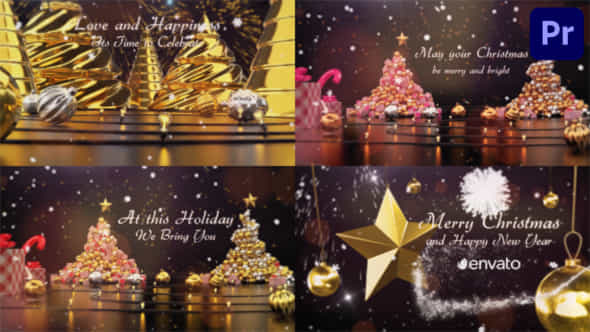 Christmas Card Logo For Premiere Pro - VideoHive 49776821