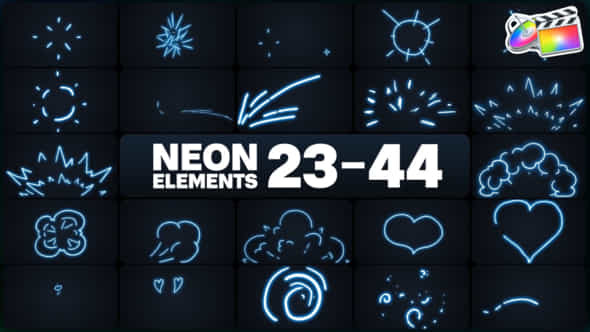 Neon Elements - VideoHive 48364115