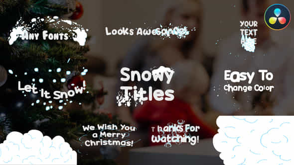Snowy Titles - VideoHive 34959888