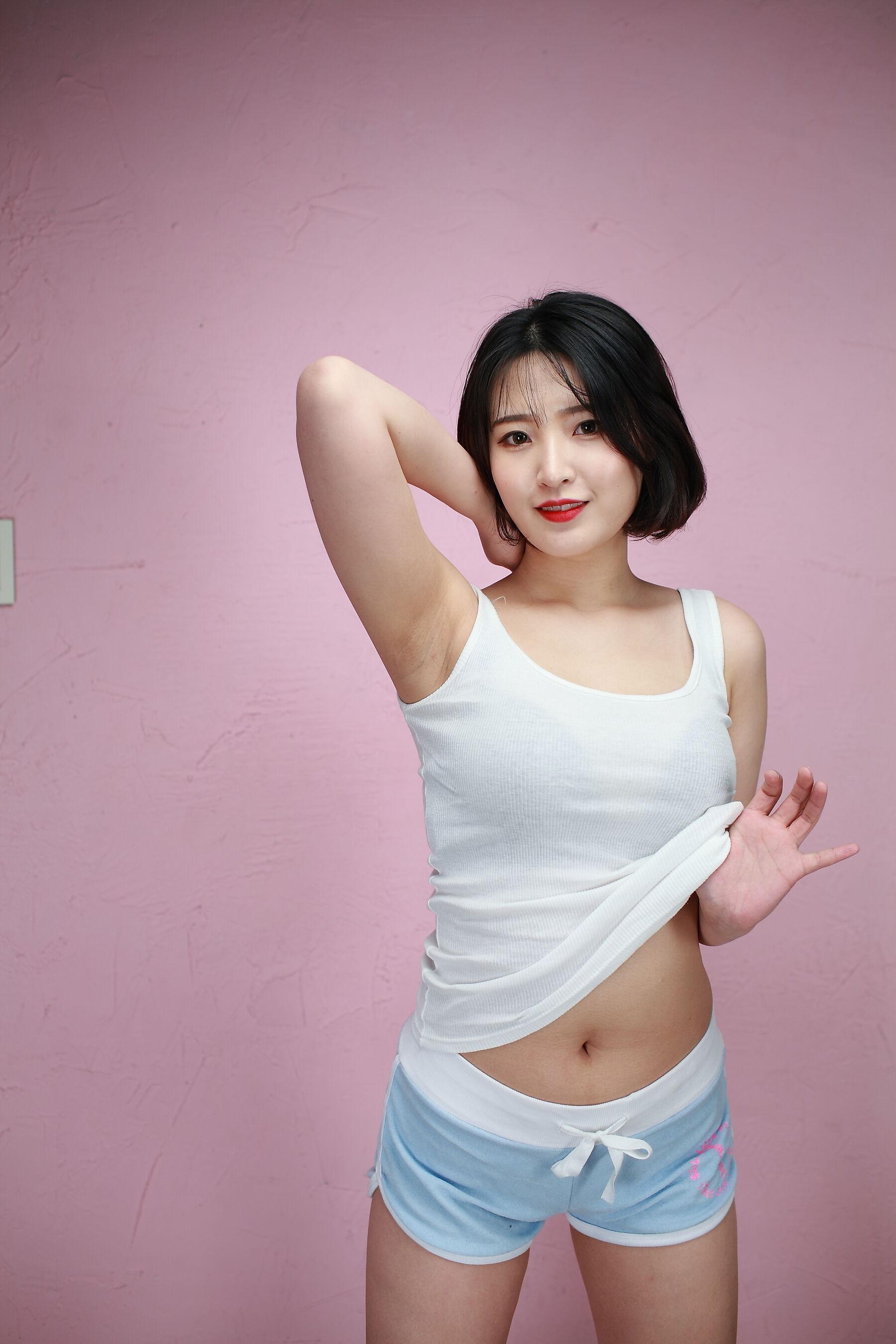 韩模人体 韩模尤娜（유나）人体私拍套图(131)