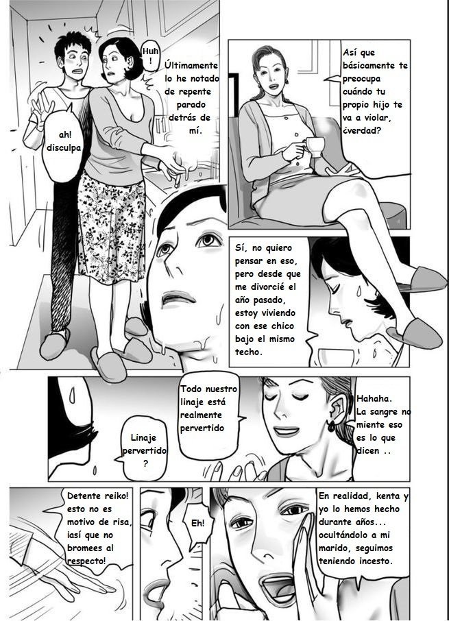 [Shimoyama Giruko] Shimai Moro Tomo Boshi Soukan Keikaku  Relação entre Mãe e Filho (Netorare Jukubo no Tsuyameki) [Darkanard] [Spanish]